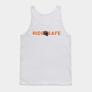 RIDE SAFE ORANGE Tank Top